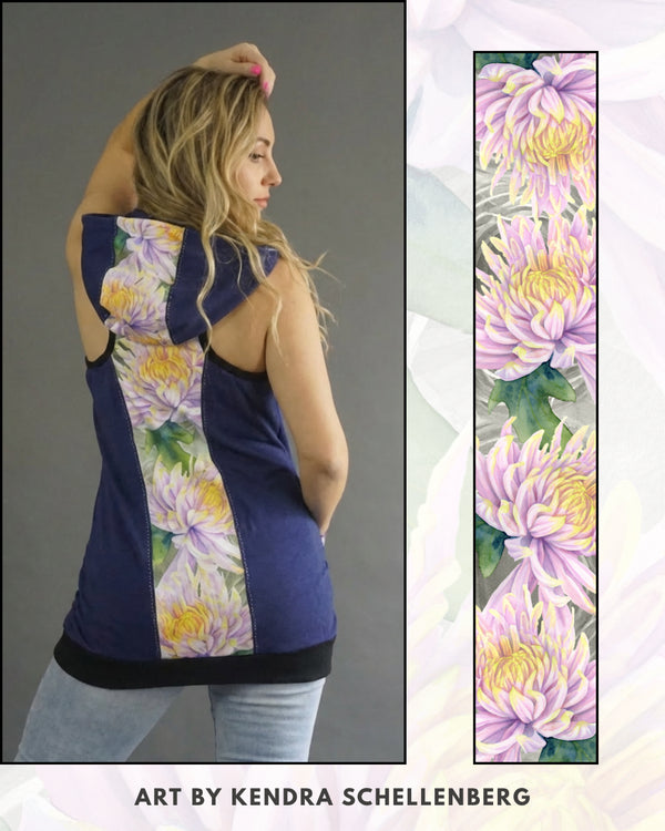 Ego Hoodie Tank —Dahlia By Kendra. Size S