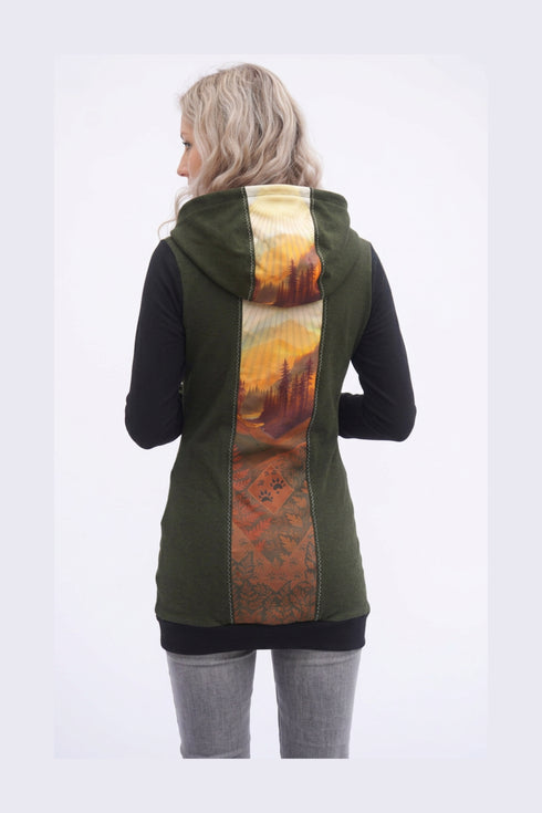 Ego Hoodie — Fading Tracks. Size S