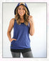 Ego Hoodie Tank —Dahlia By Kendra. Size S