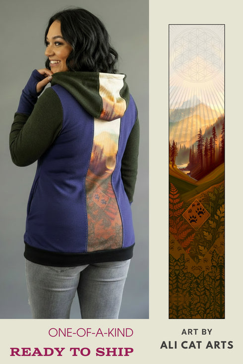 Ego Hoodie — Fading Tracks. Size L