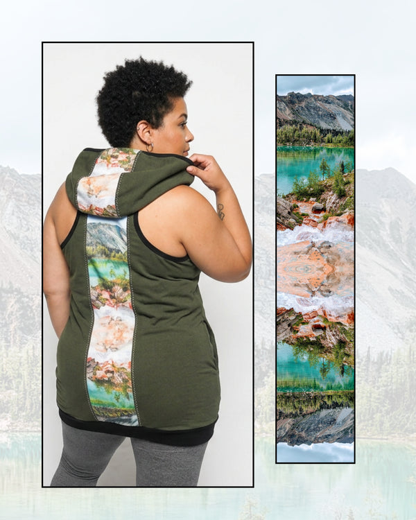 Ego Hoodie Tank — Colours of Nature. Size XL