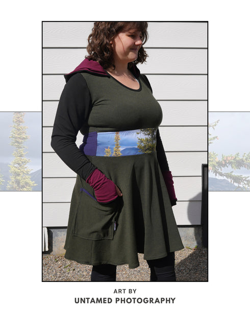 Sleeved Spirit With Hood —Art 4 Possibilities · Size Large