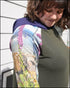The Mood Hoodie —Art 2 Pause Again. Size Large