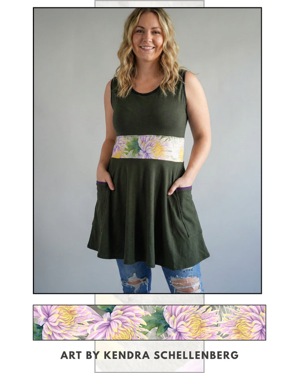 Sleeveless Spirit —Dahlia By Kendra. Size M