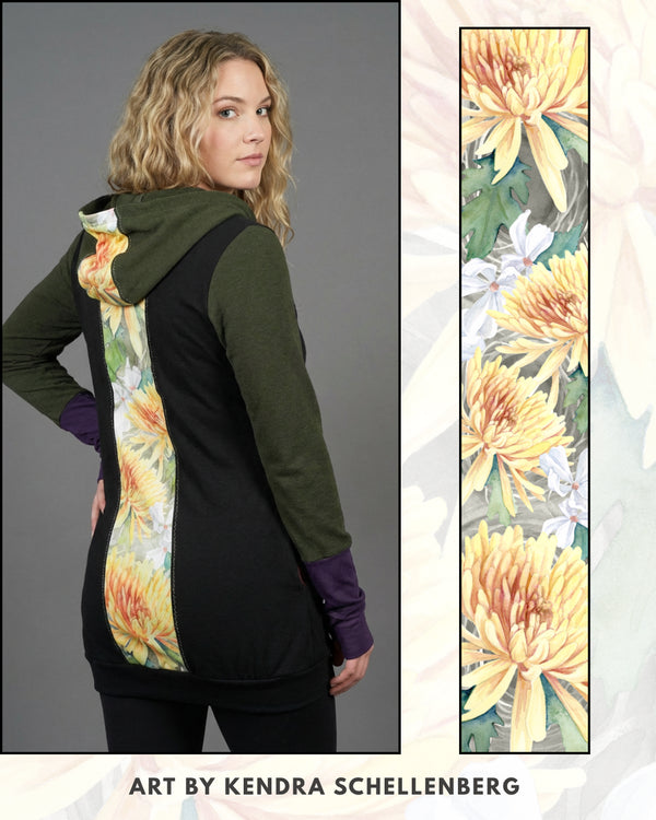 Ego Hoodie —Crysanthemum By Kendra. Size L