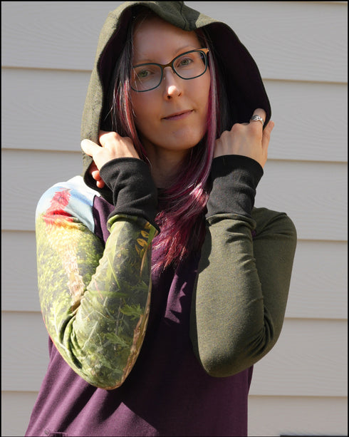 The Mood Hoodie —Art 3 Breathe. Size Medium