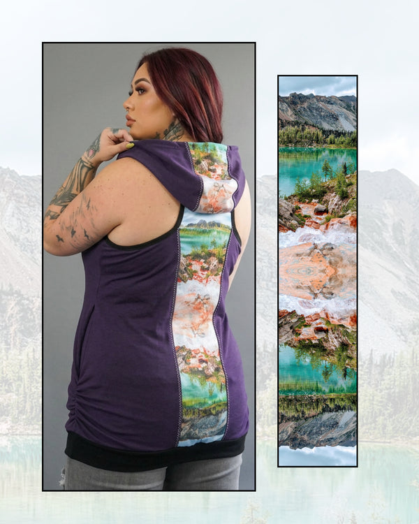 Ego Hoodie Tank — Colour of Nature. Size L