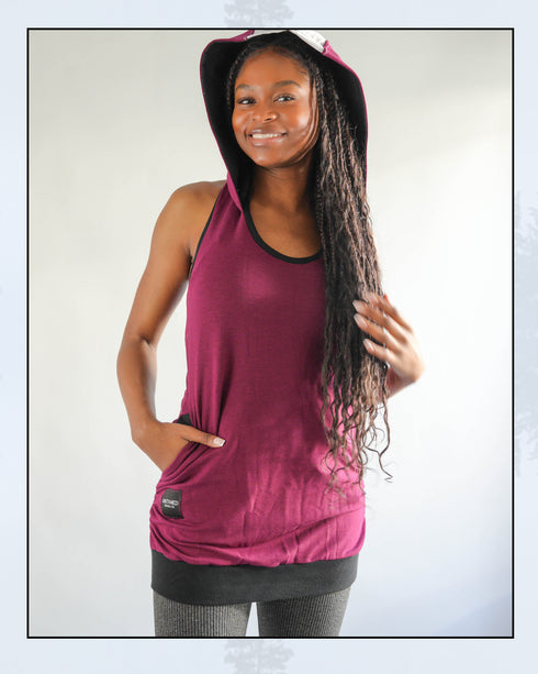 Ego Hoodie Tank — Double Chill. Size M