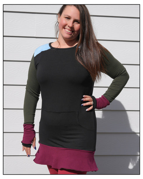 The Crumbs Sleeved Long Top With Frill - Art by Untamed Photography