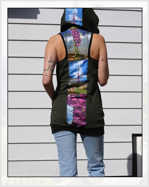 Ego Hoodie Tank —Art 2 Pause Again. Size Small