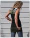 The Crumbs Sleeveless Long Top - Art by Untamed Photography