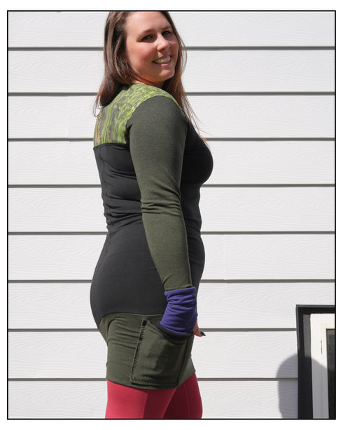The Crumbs Sleeved Long Top- Art by Untamed Photography