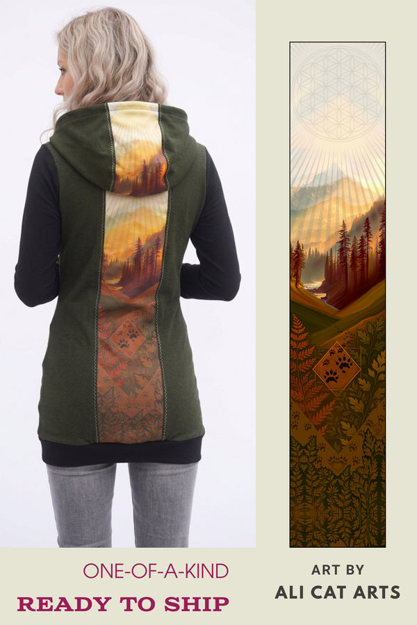 Ego Hoodie — Fading Tracks. Size S