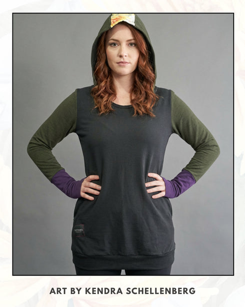 Ego Hoodie —Crysanthemum By Kendra. Size L