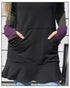 The Sleeved Long Top With Frill