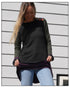 The Sleeved Long Top With Frill