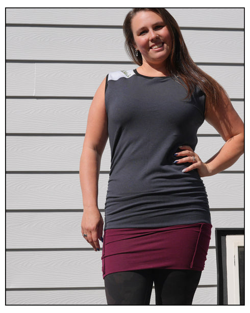 The Crumbs Sleeveless Long Top - Art by Untamed Photography