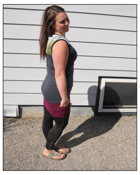 The Crumbs Sleeveless Long Top - Art by Untamed Photography